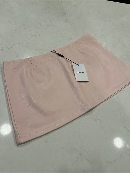 Miaou Dresses & Skirts - Miaou Pink Fig Mini Skirt NWT